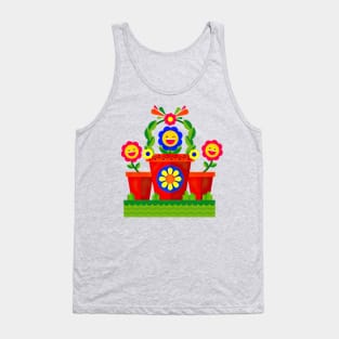 Flowers 60s Vintage Cool Funny Emoji 2020 Tank Top